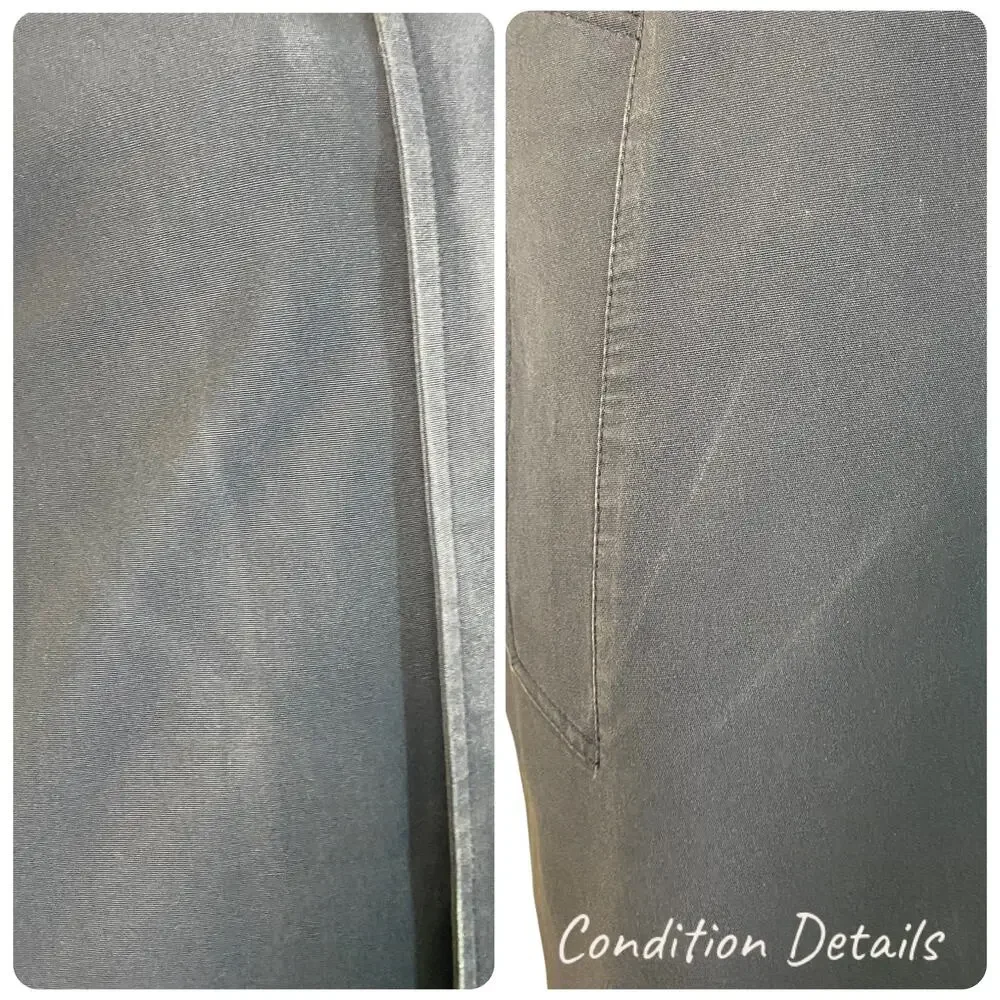 1970s Oleg Cassini Blue Trench Coat Removable Liner Vintage Raincoat 42